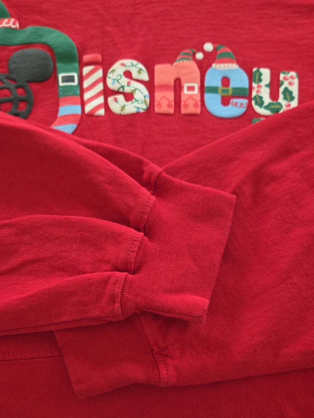 SPIRIT JERSEY - Disney Red Holiday Graphic Pullover Shirt
